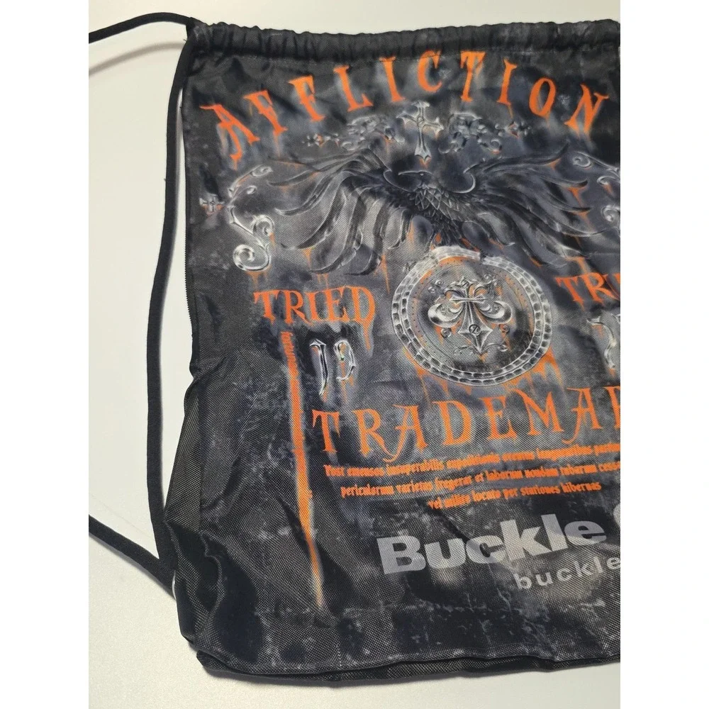 AFFLICTION Light Weight Drawstring‎ Back Pack/Bag. [C3]